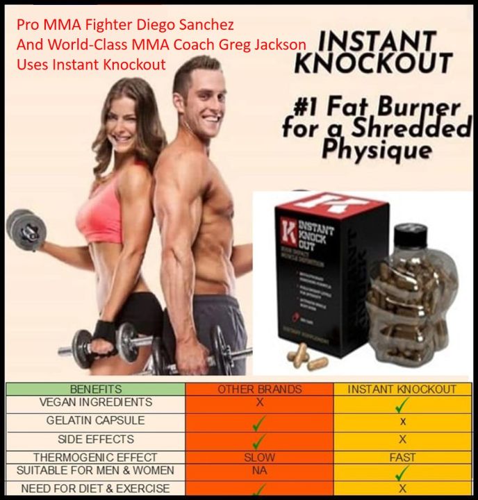Instant Knockout Cut Fat Burner (100 Imported From USA) Lazada