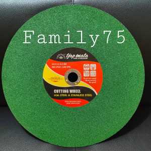 Mata batu gerinda potong besi 14 inch stainless cut off 14" Tjap Mata