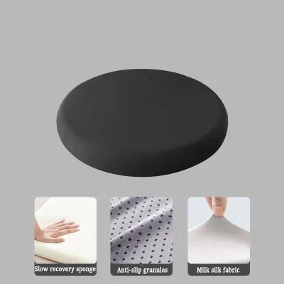 MLADEN Comfortable Memory Foam Seat Cushion Padded Anti-Slip Soft Round Stool Cushion Chair Pad for Home
