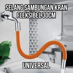 Selang Ekstensi Faucet Extension Keran Pipa Elastis Universal 30cm