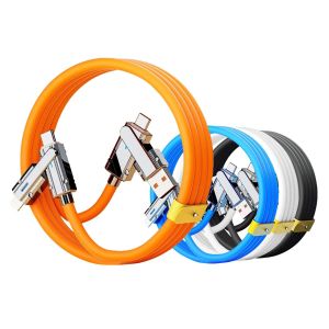 YESPLUS Data Cabel 4 In 1 Multifunction Fast Charging / kabel data 120W fast charging kompatibel