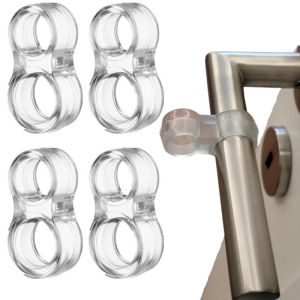 10-2PCS Door Stops Silicone Door Handle Buffer Wall Protection Door Knob Bumper Furniture Protected Crash Pads Shockproof Rings
