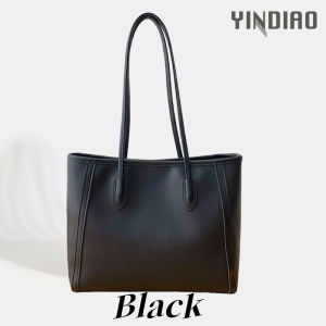 YINDIAO Fashion tote bag Korean version atmospheric commuting bag trendy and versatile handbag high-end texture single shoulder tote bag