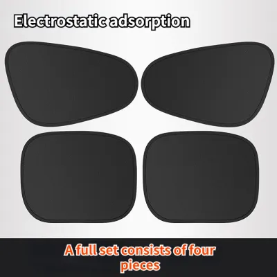 Car Sunshade Magnetic Mesh Curtain Breathable Shade UV Protection Anti-direct Sun Car Window Cover