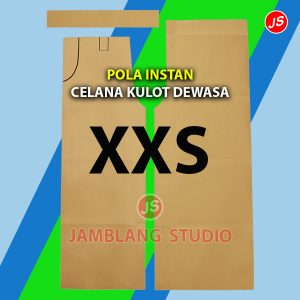 Pola Instan Celana Kulot Basic Dewasa | Rotsa.Id