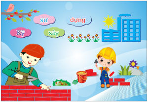 Tranh trang trí các góc trường mầm non