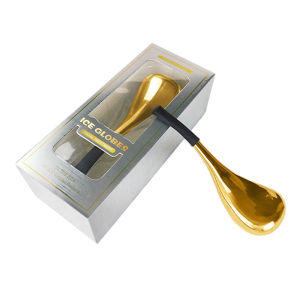 Gold Stainless Steel Ice Globes Spoon Massager Facial Massage Stick for Face Eye Massager Face Roller Skin Care Tool ﻿