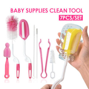 Bottle Sponge Brush 3 in 1 Cleaning Tool Set Milk Cup Teats Nipple Brush Pencuci Berus Botol Susu Baby 奶瓶清洗刷长柄清洁| DaQueen