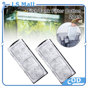 2PCS Aquarium Filter Cotton Replacement Wall‑Mounted Filter Built-in Filter Cotton Fish Tanks Filter Accessory