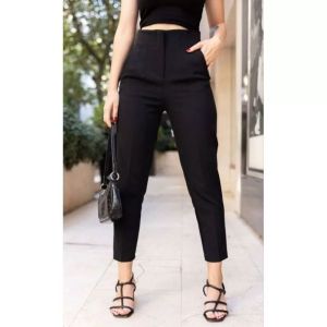 AERUM HIGHWAIST JUMBO CELANA KERJA WANITA PENCIL SKINNY SLIM KANTONG PASPOL SCUBA PANT
