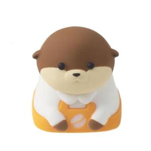 Customizable Resin Keycaps Playfully Capybara Motifs Key Caps High Wear Resistance Glossys Finish Keyboards Decorations