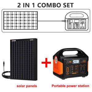 Power Station Solar Portable 150W AC 220V Solar Power Station Multi-Function Big Capacity Solar Generator Station