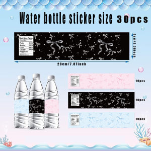 ข้ามพรมแดนใหม่อุปกรณ์ตกแต่งงานแต่งงานขวดน้ำแร่สติกเกอร์โบว์สไตล์สติกเกอร์กาวในตัวงานหมั้น