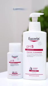 Sữa Rửa Mặt Dịu Nhẹ Cho Da Nhạy Cảm Eucerin pH5 Sensitive Skin Facial Cleanser 100ml