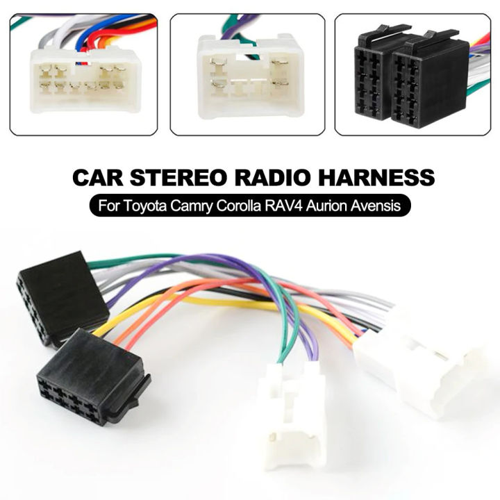 Kereta Stereo Radio Harness ISO Radio Wiring Harness penyambung Plug ...