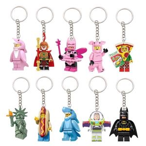 3D Cổ Tích Sáng Tạo Khối Xây Dựng Móc Khóa Mặt Dây Chuyền Hoạt Hình Nhân Vật Anime Móc Khóa Đồ Chơi Trẻ Em Quà Tặng Bất Ngờ Đồ Chơi