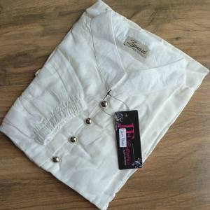 Blouse Jumbo Wanita Gana Rayon Twill Premium – Atasan Casual Muslimah LD 140cm