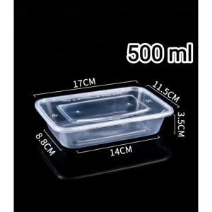 50PCS Microwavable plastic container Microwavable food container Food packaging Lunch box