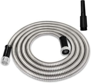 Heavy Duty Flexible Metal Garden Hose Stainless Steel Water Hose Outdoor Hose