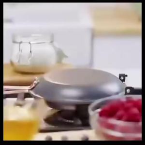 Non stick multifunctional baking pan cake pan quick double-sided frying pan，Gas Stove Safe for Pancakes Eggs Toast Home Kitchen Cookware (Golden Circle)