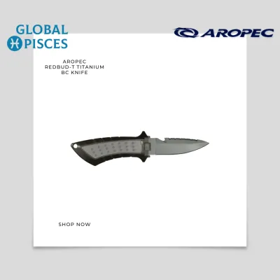 Aropec Redbud-T Titanium BC Knife diving knife diving acessories