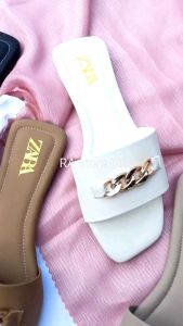 Sandal Wanita Flat Ring Rantai KD 01