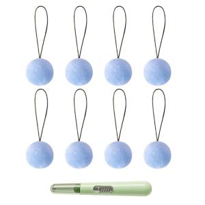 9 Pieces Duvet Grips Double Sided Velvets Bed Sheet Clamps Comforter Holders Quilt Fastening Clips with Threading Tool