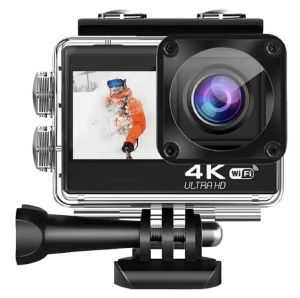 กล้องโกโปร 4K Ultra HD DV กันน้ำโดยลึกได้ถึง 30 เมตร พร้อมมีฟังก์ชั่นมุมกว้าง FHD-GOPHO ติดรถมอเตอร์ไซค์หรือหมวกกันน็อค ติดรถ