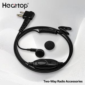 For Motorola GP88 GP300 Two-Way Radios 2 Pin Earbuds Interphone Earpiece with Mic PTT Earphone Headse HandsFree Headphone