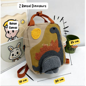 Z Kids Dino New Ada Ekor Ransel Backpack Tas Sekolah Paud TK