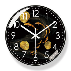 Wall Clock Wall Clock Wall Watch Years Living Room Quartz Clock Long Battery Life Mute Light Luxury Fashion HouseholdFast shipping