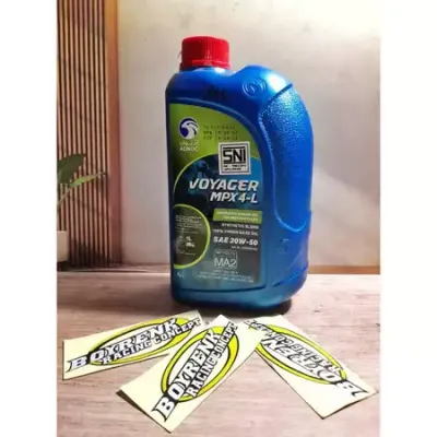 Adnoc Voyager MPX-4 L 20W50 20W-50 API SL JASO MA2 1 Liter JAMINAN ASLI ORIGINAL - BOYRENK MADURA
