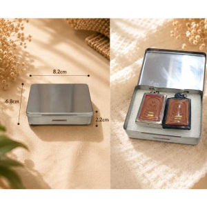 Stainless Steel Collection Storage Box for Jewelry Amulet Coins不锈钢钢收藏盒,适合首饰,佛牌收纳盒