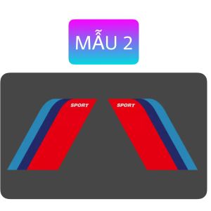 Tem dán sport xe hơi decal dán trang trí xe phong cách phi cơ. Miếng dán trang trí cho sendan hay SUV