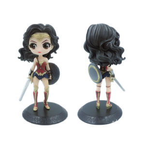 <Available> Anime 15CM Harley Quinn Action Figures PVC Big Eye Wonder Woman Princess Model Doll Girls Toy Ornaments Gift