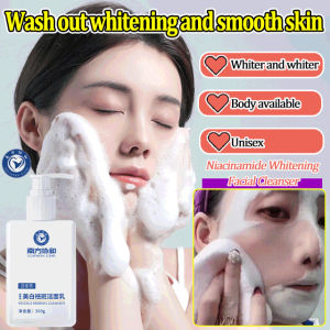 Niacinamide Whitening Facial Cleanser Brightening Face Wash Brightens Skin Tone Reduces Dark Spots Gentle Formula All Skin Types