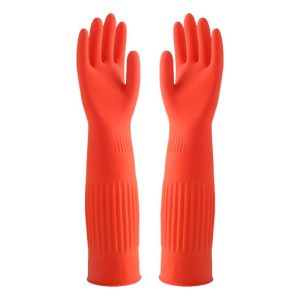 Long Gloves for Washing Clothes Antiskid Rubber Gloves Dishwashing High Quality Thickened Multifunctional Gloves Household Cleaning