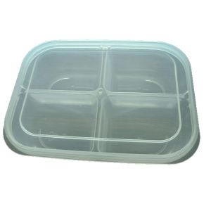 Storage Box Transparent Material Storage Crisper Box Food Grade Portable Compartmentalized Medium Size