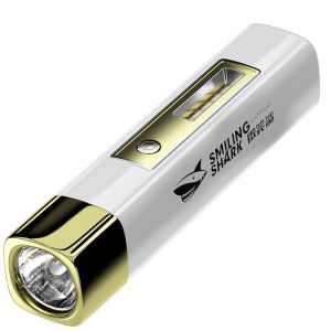 Jiashi Led siêu sáng đèn pin sạc với sạc dự phòng không thấm nước cho sử dụng ngoài trời