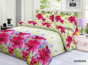 Sprei Motif Garden 180X200 / 120x200 /100x200 - Seprei Motif Bunga