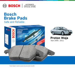 Bosch Front Brake Pads for Proton Waja 1.6 MMC CPS Campro (2000 - 2011) 0986505002