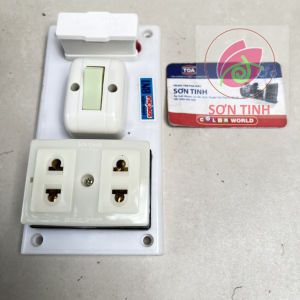 Táp lô nhựa bảng điện cầu chì công tắc ổ cắm SOPOKA BN1