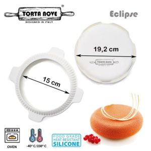 Loyang kue Cetakan silikon ECLIPSE Cetakan mirror cake glaze cake TORTA NOVE mousse entremet pudding