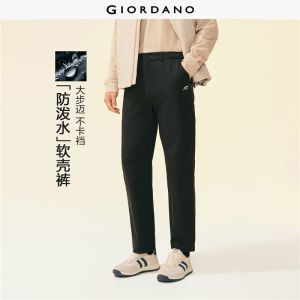 Giordano Men G-MOTION print half elastic waist pants Free Shipping 01116099