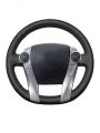 Car Steering Wheel Cover For Toyota Prius Aqua 2009 2010 2011 2012 2013 2014 Accessories. 