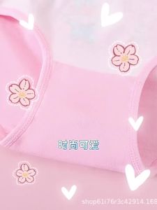 12pcs Girls Underwear Panties Cotton Childrens Triangle Underpants Girl Short Briefs Cartoon Print Childrens Underwear2026