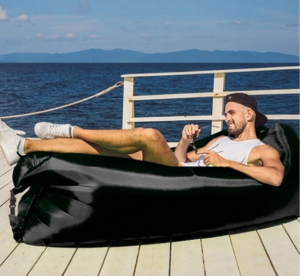 Inflatable Sofa waterproof Portable Outdoor Beach Air Sofa Inflatable bed air Lazy sofa lounge bed sleeping bed 充气 沙发 懒人