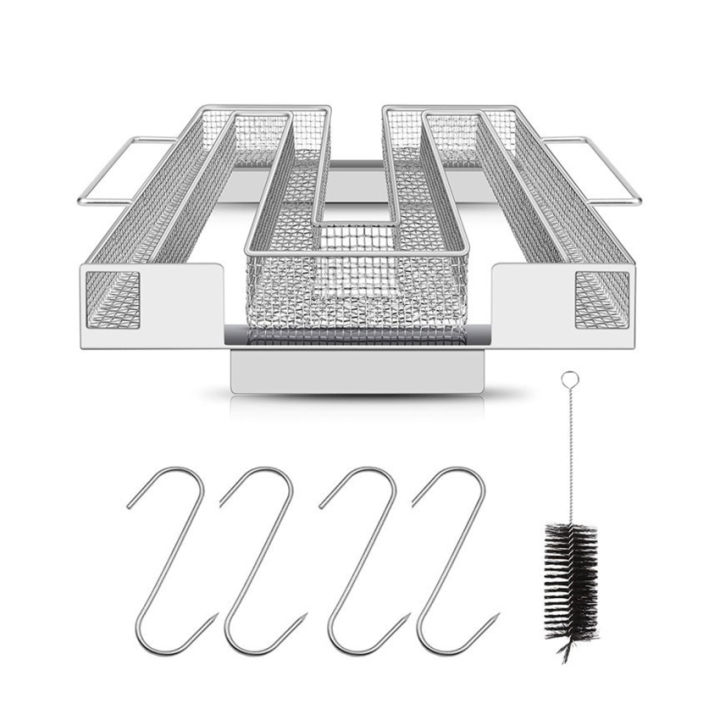 Barbecue Smoke Box Cold Smoke Generator Stainless Steel Grill Net Outdoor Smoking Barbecue Net BBQ Tool Accessories Barbacoa