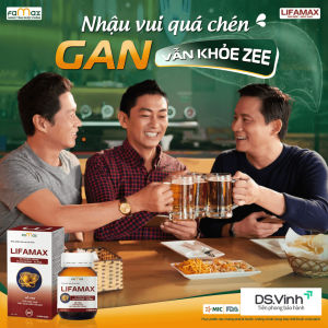[Bảo hành] 7 hộp tặng 2 GIẢI ĐỘC GAN LIFAMAX 30 viên phục hồi gan mát gan giảm nóng giảm mụn