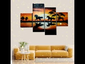 Lukisan Hiasan Dinding Rumah Motif Kuda